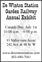 De Winton Station Garden Railway Annual Exhibit